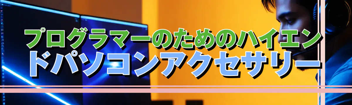 プログラマーのためのハイエンドパソコンアクセサリー