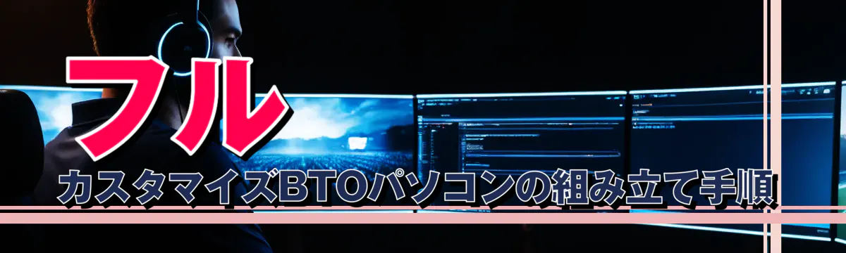 フル カスタマイズBTOパソコンの組み立て手順