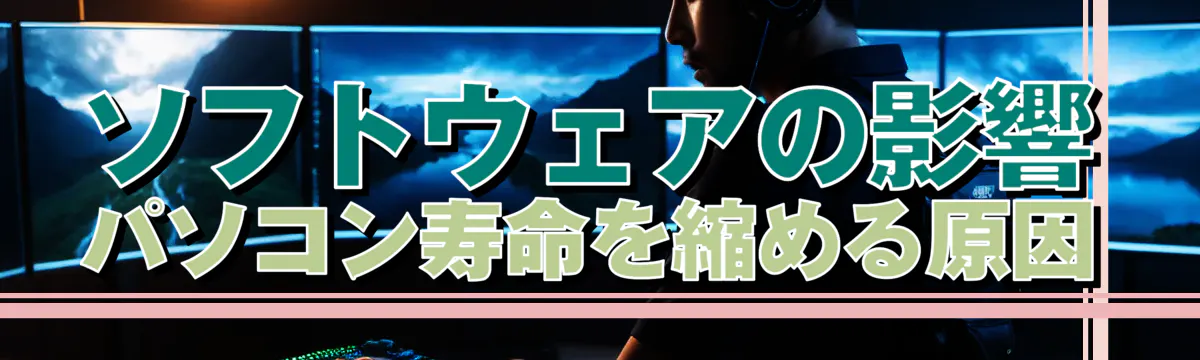 ソフトウェアの影響 パソコン寿命を縮める原因