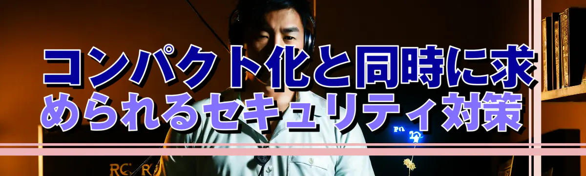 コンパクト化と同時に求められるセキュリティ対策 
