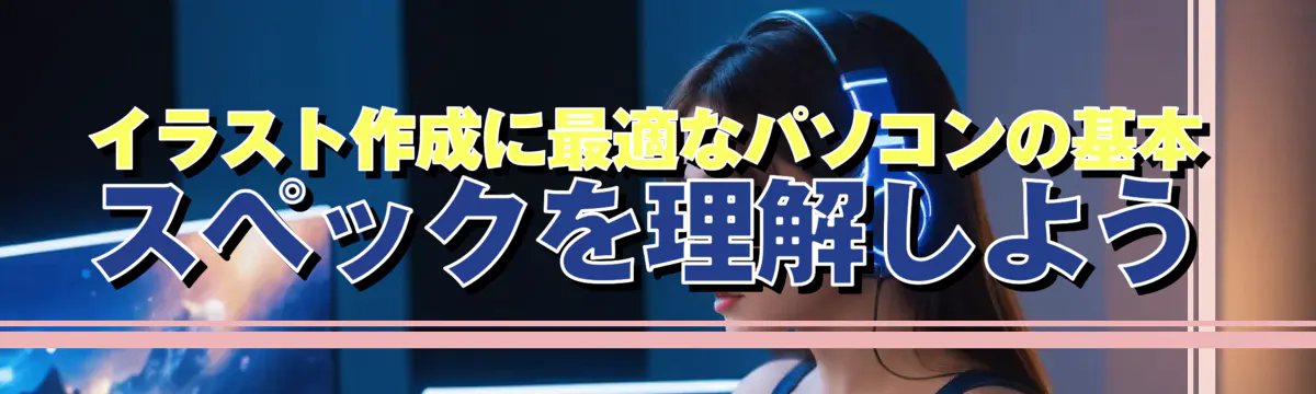 イラスト作成に最適なパソコンの基本スペックを理解しよう
