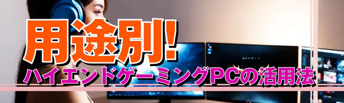 用途別! ハイエンドゲーミングPCの活用法
