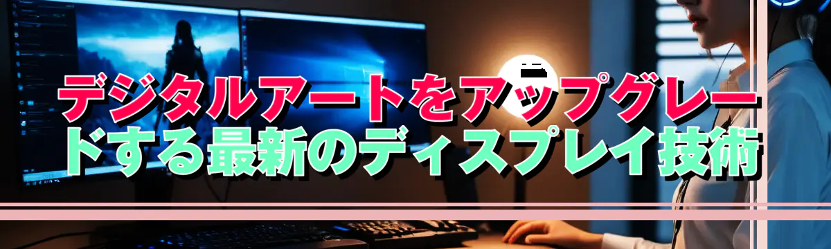 デジタルアートをアップグレードする最新のディスプレイ技術