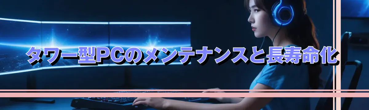 タワー型PCのメンテナンスと長寿命化