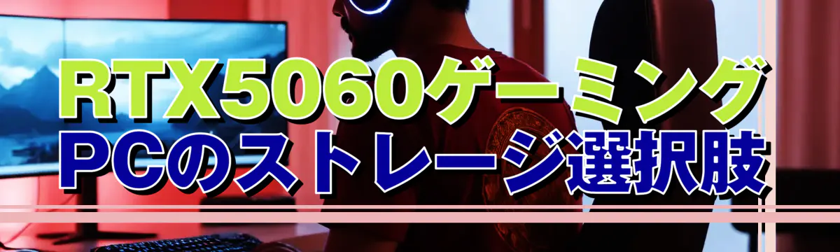 RTX5060ゲーミングPCのストレージ選択肢
