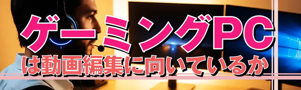 ゲーミングPCは動画編集に向いているか