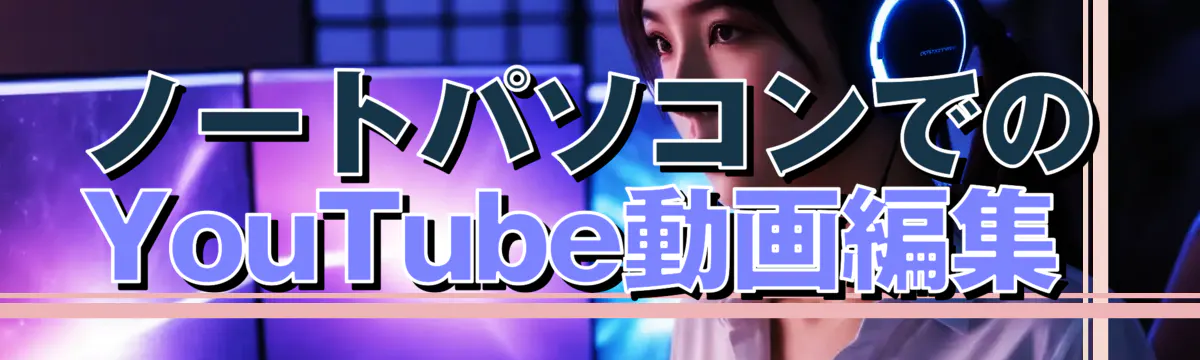 ノートパソコンでのYouTube動画編集