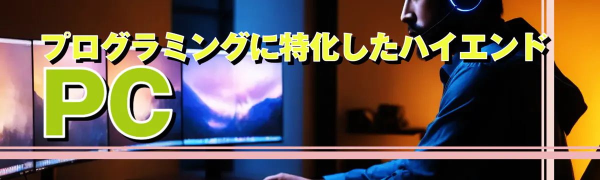 プログラミングに特化したハイエンドPC