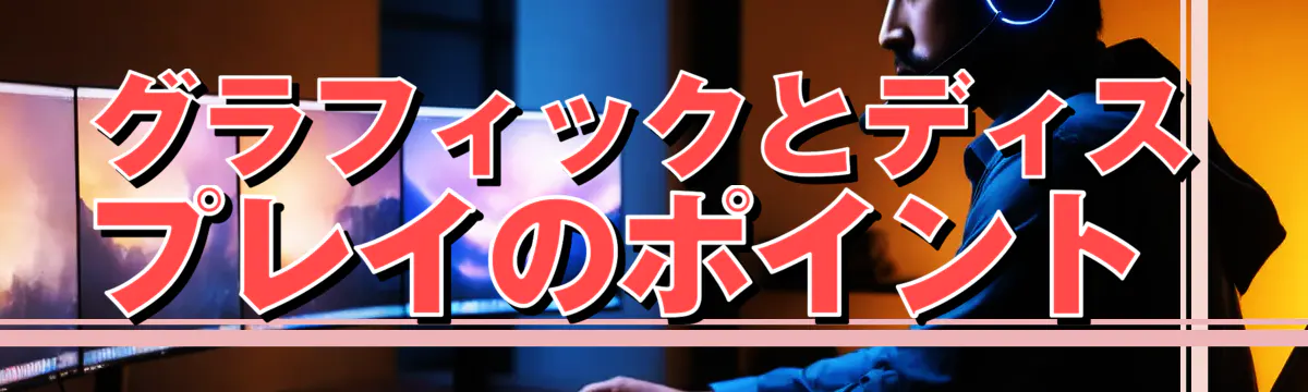 グラフィックとディスプレイのポイント