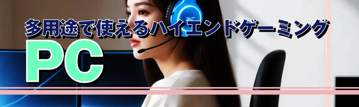 多用途で使えるハイエンドゲーミングPC