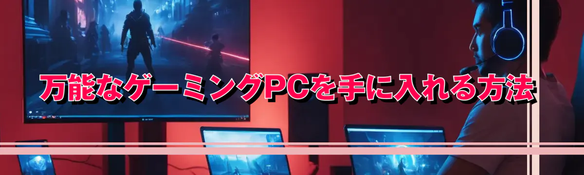 万能なゲーミングPCを手に入れる方法