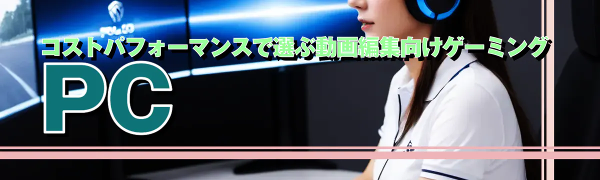コストパフォーマンスで選ぶ動画編集向けゲーミングPC