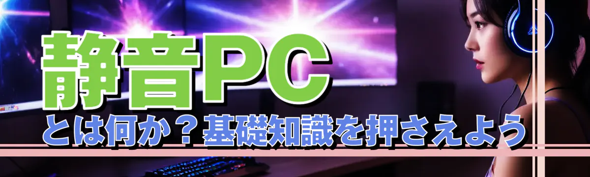 静音PCとは何か?基礎知識を押さえよう