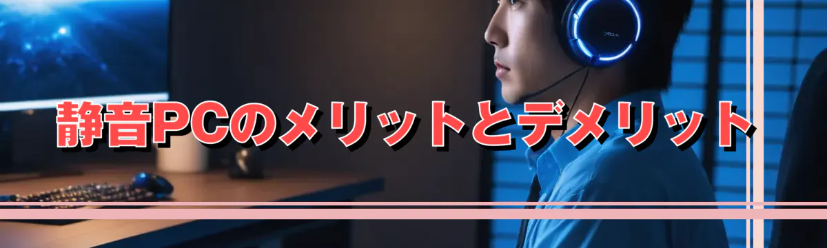 静音PCのメリットとデメリット