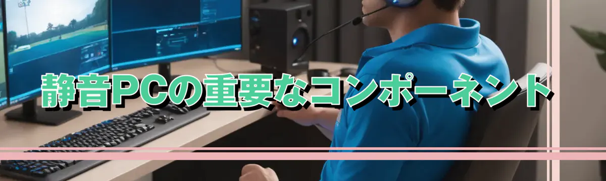 静音PCの重要なコンポーネント
