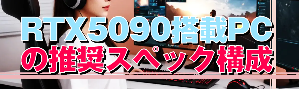 RTX5090搭載PCの推奨スペック構成
