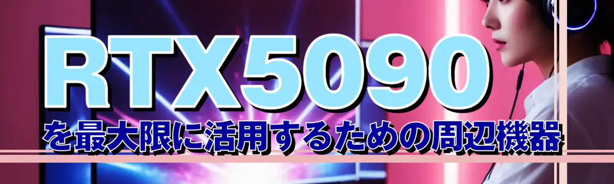 RTX5090を最大限に活用するための周辺機器
