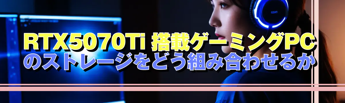 RTX5070Ti 搭載ゲーミングPCのストレージをどう組み合わせるか