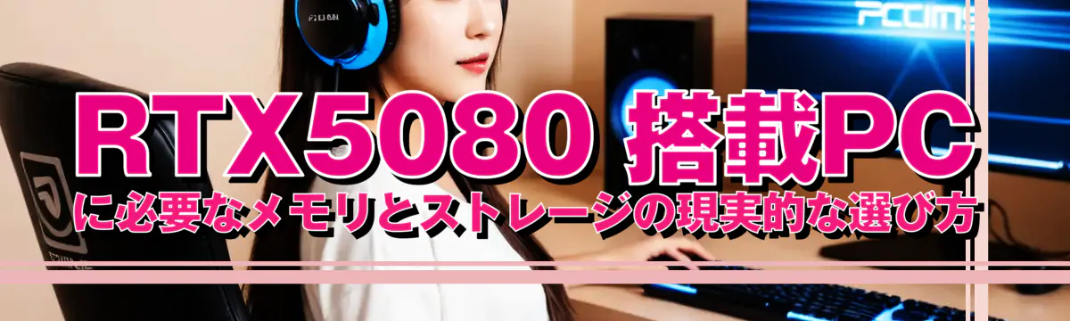 RTX5080 搭載PCに必要なメモリとストレージの現実的な選び方