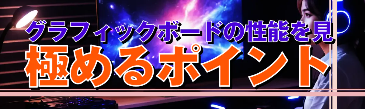 グラフィックボードの性能を見極めるポイント