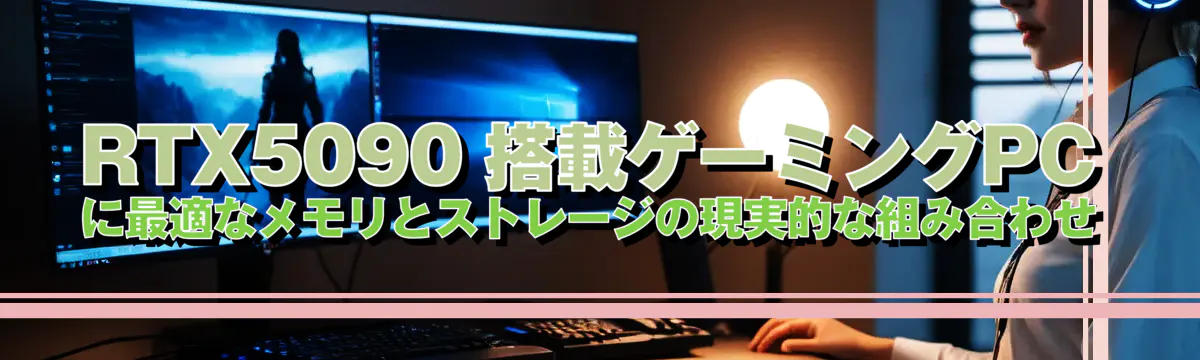 RTX5090 搭載ゲーミングPCに最適なメモリとストレージの現実的な組み合わせ