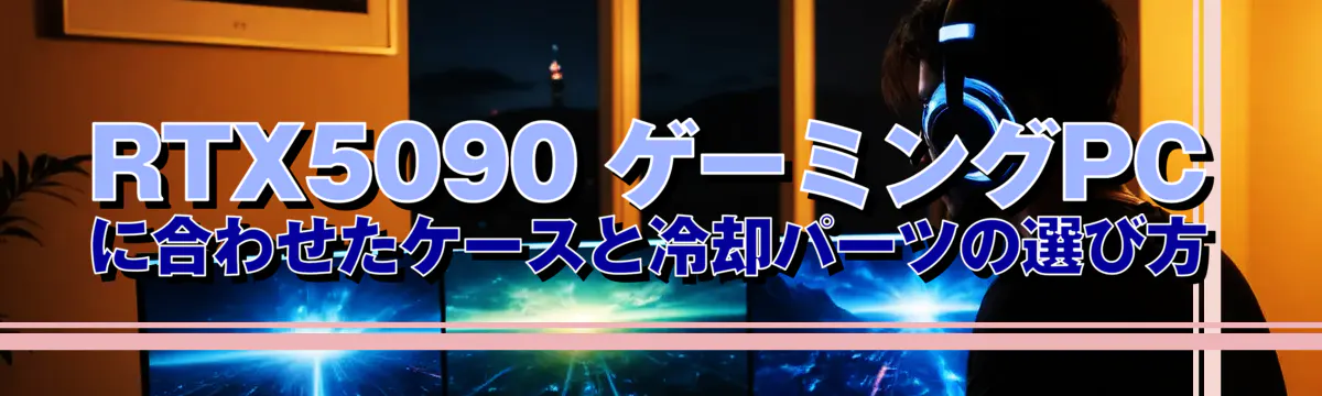 RTX5090 ゲーミングPCに合わせたケースと冷却パーツの選び方