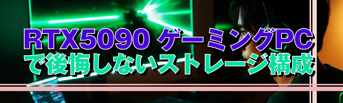 RTX5090 ゲーミングPCで後悔しないストレージ構成