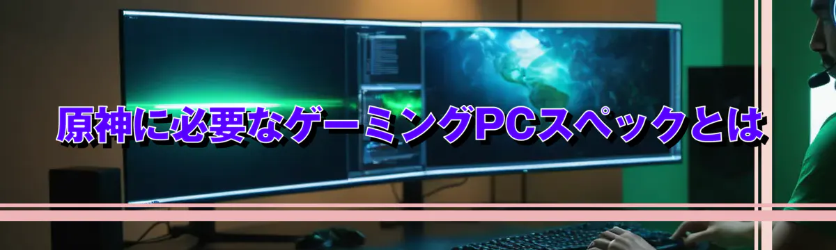 原神に必要なゲーミングPCスペックとは