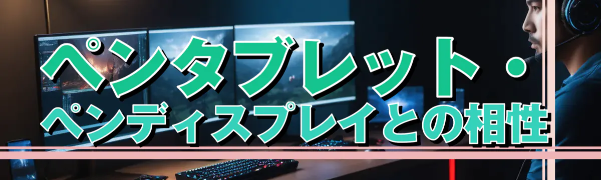 ペンタブレット・ペンディスプレイとの相性