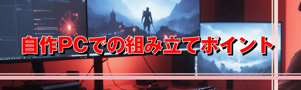 自作PCでの組み立てポイント