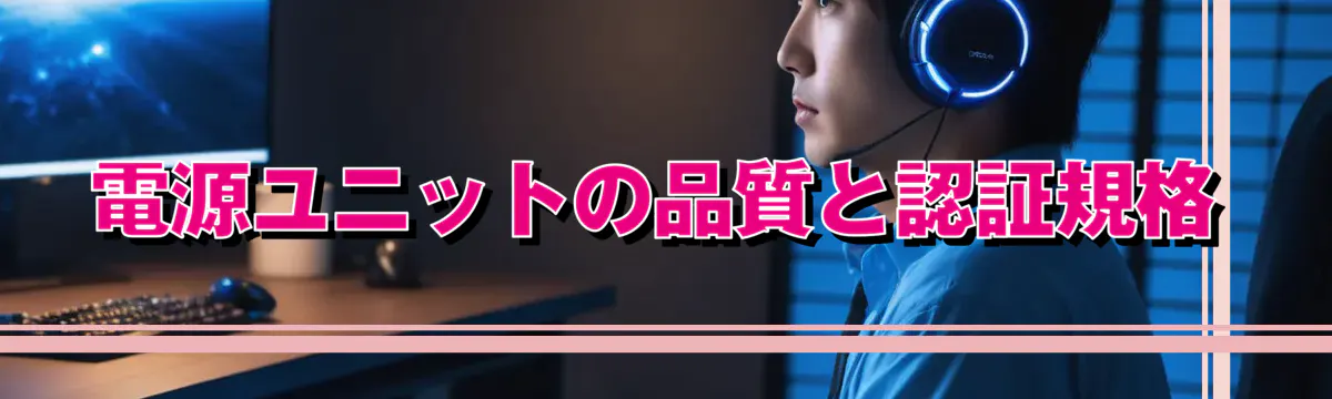 電源ユニットの品質と認証規格