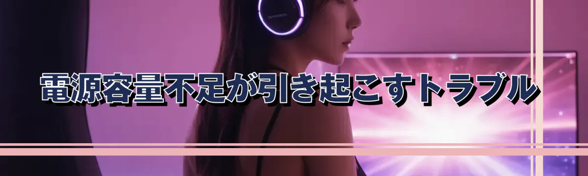 電源容量不足が引き起こすトラブル