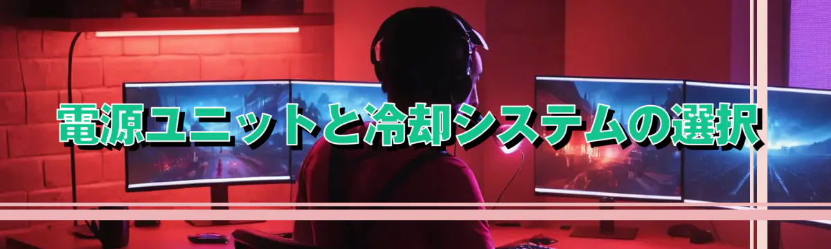 電源ユニットと冷却システムの選択