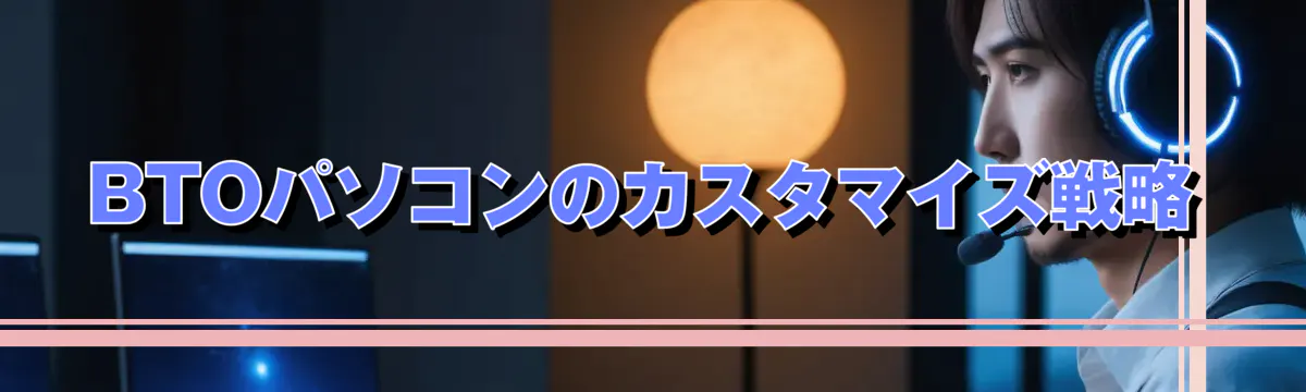 BTOパソコンのカスタマイズ戦略