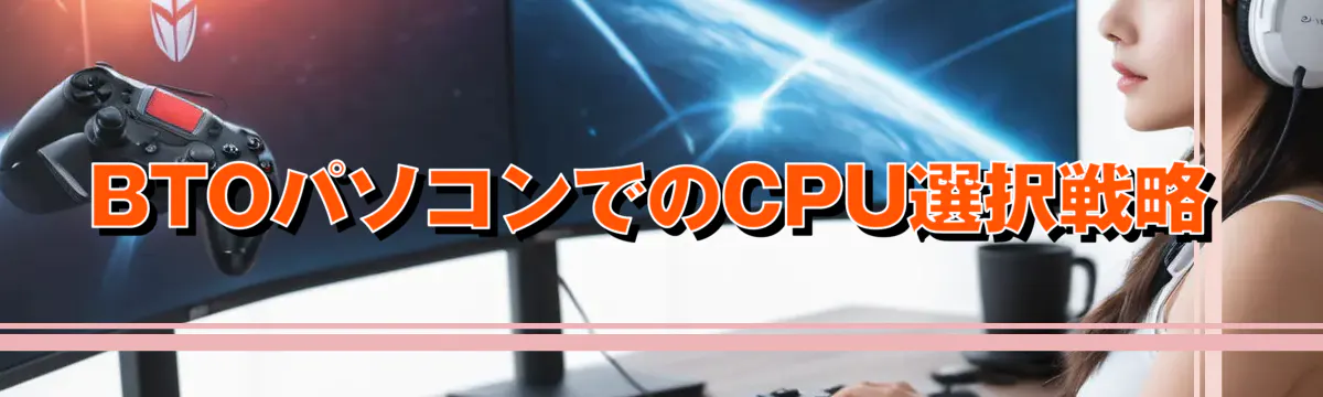 BTOパソコンでのCPU選択戦略