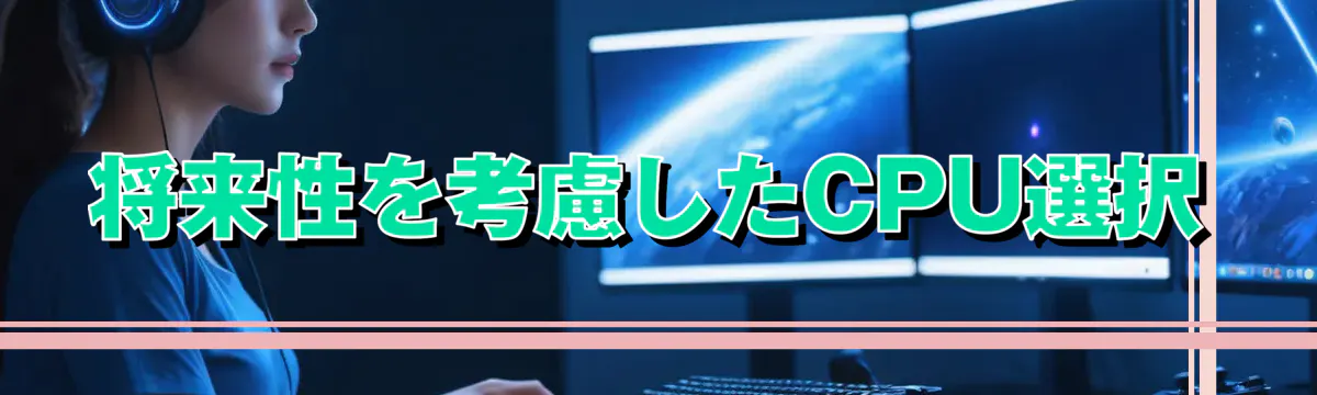 将来性を考慮したCPU選択