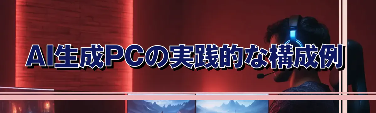 AI生成PCの実践的な構成例