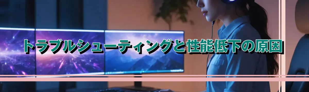 トラブルシューティングと性能低下の原因