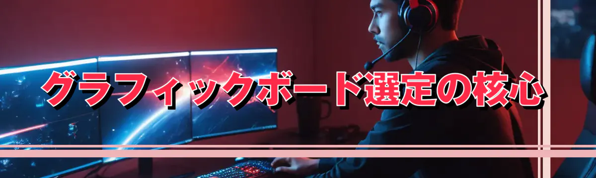 グラフィックボード選定の核心