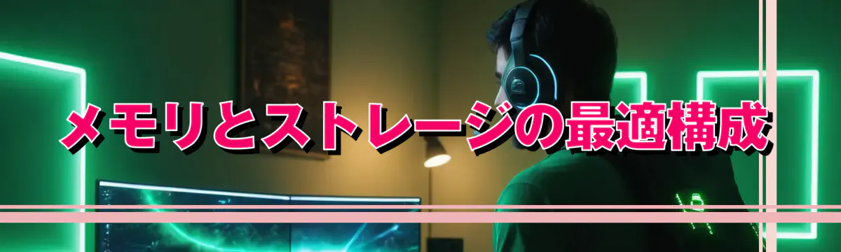 メモリとストレージの最適構成