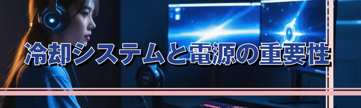 冷却システムと電源の重要性