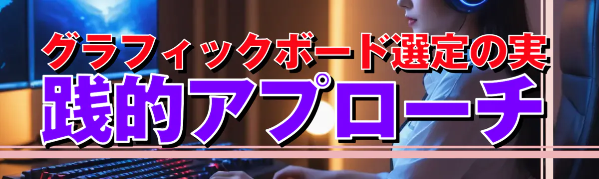 グラフィックボード選定の実践的アプローチ