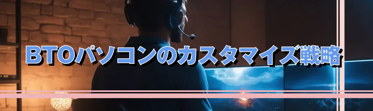 BTOパソコンのカスタマイズ戦略