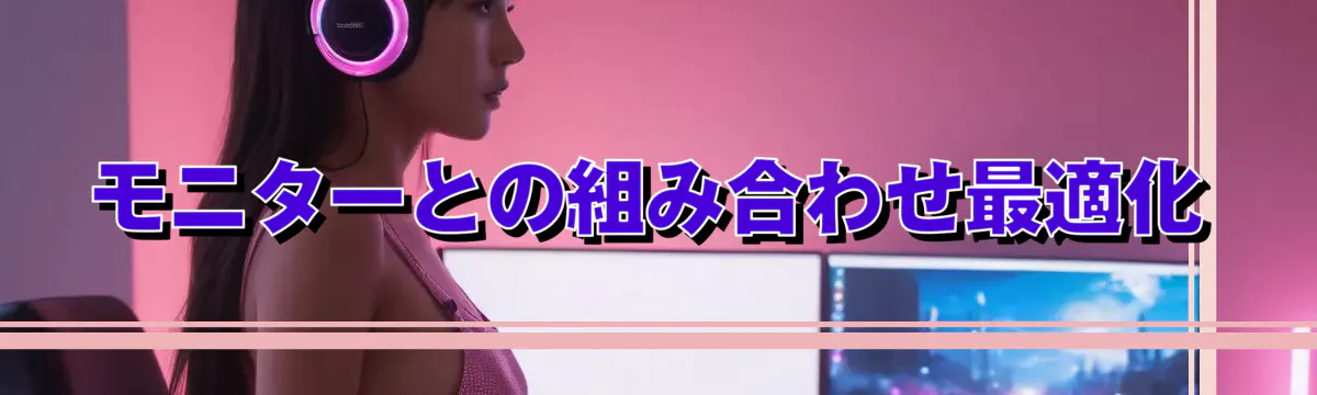 モニターとの組み合わせ最適化