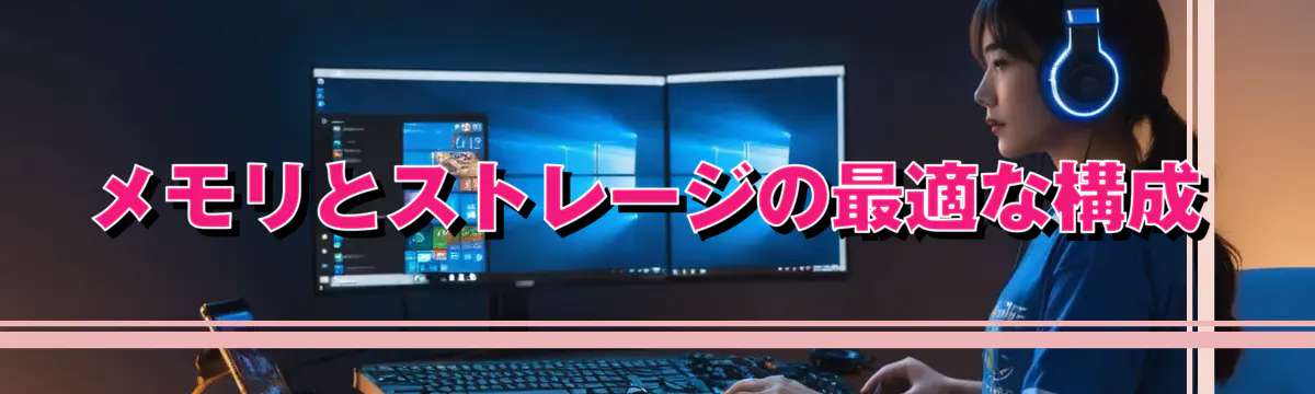 メモリとストレージの最適な構成