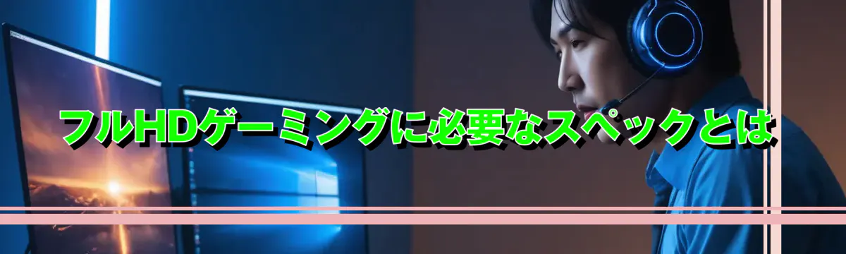 フルHDゲーミングに必要なスペックとは