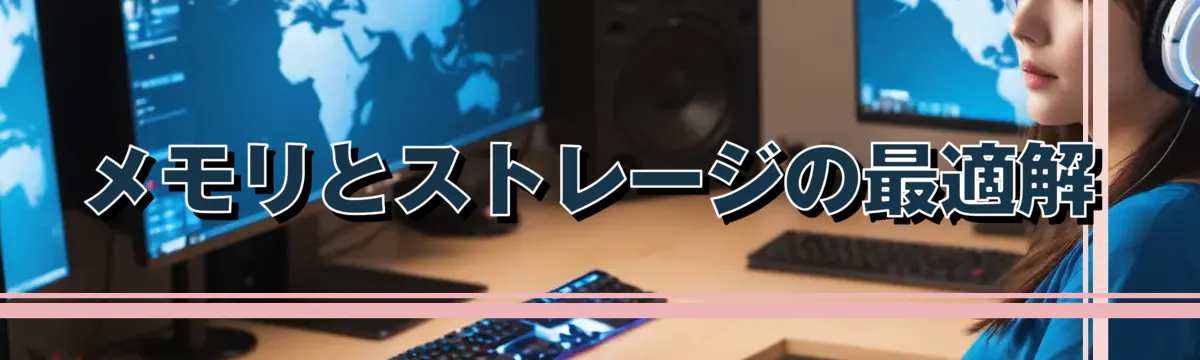 メモリとストレージの最適解