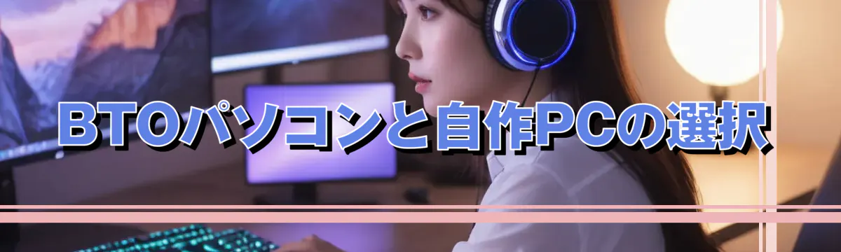 BTOパソコンと自作PCの選択
