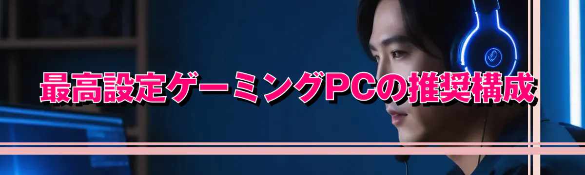 最高設定ゲーミングPCの推奨構成