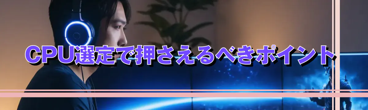CPU選定で押さえるべきポイント